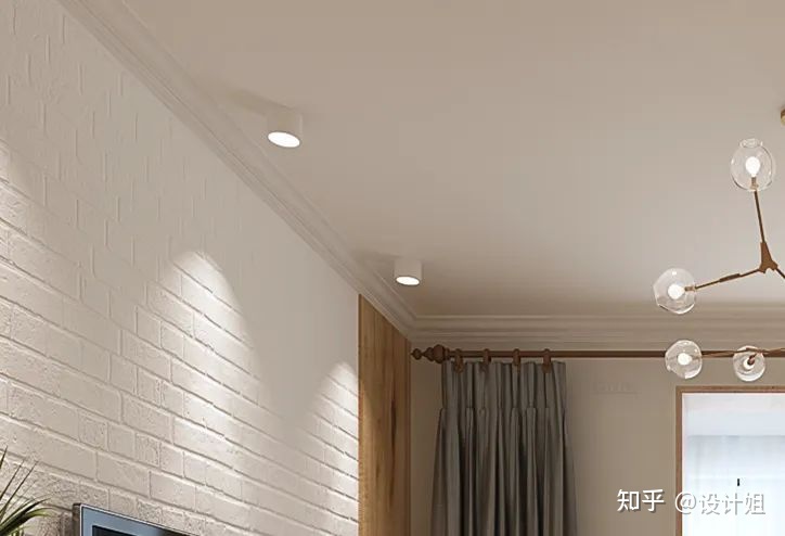 客廳不吊頂，怎么裝修好看？
