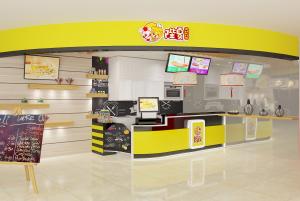 鄭州陛夏奶茶店裝修效果圖,鄭州奶茶店設(shè)計(jì)公司，鄭州奶茶店設(shè)計(jì)案例